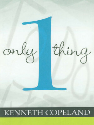 cover image of Only One Thing